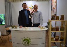 Organic Flavour Company werd vertegenwoordigd door Edwin van Dieren en Corné Blok. Corné: "We hebben goede contacten kunnen leggen en een goed gevoel over het verloop van de beurs tot nu toe. Wij specialiseren ons steeds meer in seasonings, vooral voor de industrie."