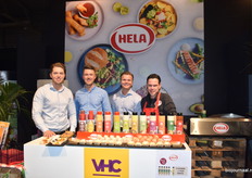 Tim Sprengers, Etienne van de Weijer. Jovey Theelen en Geert van Mil van Hela