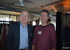 Oeble Kempanaar van High Quality Organics met Mari den Hartog van Odin. 