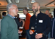 Michel Witmer (Normec Groen Agro Control) en Lambert van Bemmel (Tradin Organic Agriculture). 