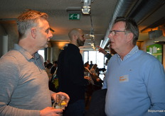 Hans Folkers (Triodos Bank) met Jaco Burgers (Erf BV).