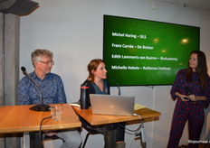 Michelle Habets vertelde dat het Rathenau Instituut volgende week een rapport naar buiten brengt waarin staat hoe de burgers tegen CRISPR-Cas aankijken. 