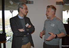 Tomas Schara (Bionext) en Harm Folkers (Triodos Bank).