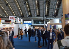 Rondom de stands was er op de beurs ook genoeg ruimte voor wat spontane ontmoetingen.