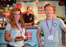 Sharon van Riel, Dagmar de Jager en Desmond Dijkgraaf van Vivera