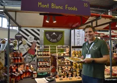 Hans van der Velde was namens Mont Blanc Foods van de partij.