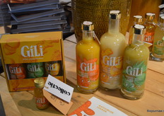 De drie varianten: Curcuma, Oranje, Elderflower - Ginger, Lemon, Honey - Wassabi, Lime, Basil.