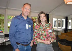 Bart Kuin (Bejo Zaden en bestuur BioNederland) en Alice Leijten (team BioAcademy).