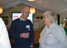 Jeroen Neimeijer (Varkensbedrijf Neimeijer, bestuur BioHuis) en Pipie Smits van Oyen (bestuur BioHuis).