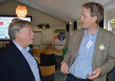 Martin Duijkers (Platina Partner Aeres Hogeschool Dronten) en Erik van Well (kwaliteitsgroep BioAcademy).