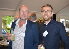 Wilfred Jonkman (Platina Partner Reudink en bestuur BioNederland) en Marnix Wilms van Platina Partner Agrico.