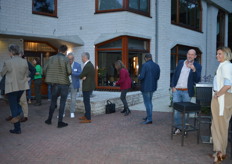 Het diner vond plaats in het hoofdgebouw van Antropia.