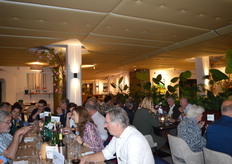 Ook tijdens het diner was er nog volop gelegenheid om na te praten.