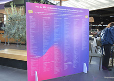 Bij de ingang van de hal stonden de schijnwerpers op de meer dan 200 kandidaten die meedongen naar de Trophées Natexpo 2023.