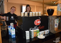 En koffie mocht uiteraard niet ontbreken.