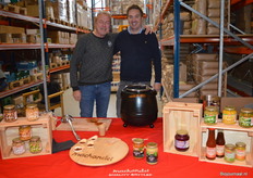 Han van der Loo en Pieterjan Kok waren namens Machandel van de partij. Bij hen kon men proeven van rode kidneybonen en de kikkererwtensoep.