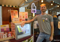 Voor de ijsjes van Nice company was Robbie Peters aanwezig.