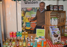 Dmitri Peters van JetDrinks had onder meer Clipper thee bij, evenals Rude Health, Naturfrisk, Walden en Bos Icetea. "Erg leuk om hier kennis te kunnen maken met de horecaondernemers."