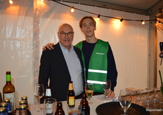 BD-Totaal directeur Peter Lamet met zijn zoon Lasse.
