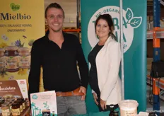 Cees Barnhard en Andrea Hogenboom vertegenwoordigden TerraSana op de Organic Foodfair.