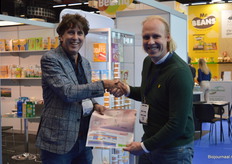 Arnoud Francken en Timothy Nuijen bezochten de beurs namens John Altman.