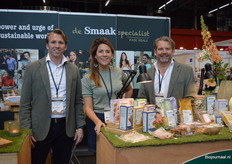 Namens de Smaakspecialist stonden David van der Sluijs, Anneloes Hoorneman en Pieter Dirven