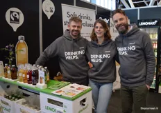 Micahel Boekholt, Ella van Dolderen en Sander van Daalen maken deel uit van het Nederlandse team van het Duitse Lemonaid Beverages.