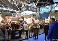 Het was de hele dag door druk in de stand van Den Leeuw Koffie Groep.