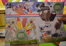 De nieuwtjes zijn op deze leaflet te vinden: er komt een Boertje bij het Boerinnetje en in het fruitijs komt er een Molentje aan.