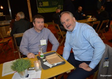 Bezoek van Machandel: Benny Vanheusden en de nieuwe algemeen directeur Edwin de Boer.