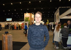 Geen stand dit keer, maar toch aanwezig: Jordy Versteeg van RealFlavors.