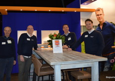 Rabobank was er ook weer bij: René Steentjes, Tristan van der Avoort. Jurgen Bloemberg en Niek Wijnstok. Jurgen: "Een verduurzamingswens kunnen wij prima financieren."