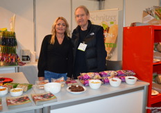 Kristel en haar vader Ad Ammers mochten met Corn Candies uiteraard ook niet op de exposantenlijst ontbreken.