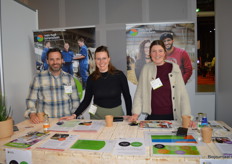 Bij Van Hall Larenstein: Bas Arns, Anne van Wijk en Ali-Jetske Hoogland. "De leerlingen die er zijn, zijn superambassadeurs voor de opleiding", aldus Ali-Jetske.