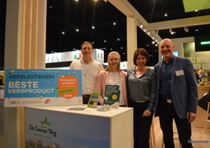 Bij De Groene Weg: Daan Tomesen, Mendy van Toor, Joyce van den Bos en Henk Oudenampsen.