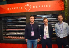 Jordi Buijs, Kees Heeren en Koen Mathijssen van Beekers Berries
