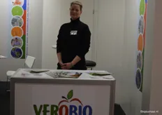 Dörte Thiel van VeroBio, dit Nederlandse bedrijf produceert en verkoopt sappen, concentraten en purees op basis van biologisch fruit.