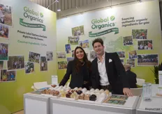 Bij Global Organics Europe: Priscala Guerrero en Dino Scarsella.