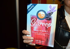 Hebben sinds deze week de menukaart waar je kan zien welke searoop je bij welk gerecht kan drinken.