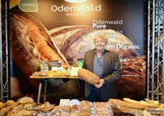 Eric Odenwald van Odenwald Bakery. Ze staan voor Odenwald Pure, Odenwald Organic, Odenwald Gluten Free, Odenwald Ozosweet en Odenwald Retail.