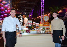 Pepijn Kramer en Bo Smits van Maas Cheese. Hebben sinds 2023 Bio Bella een nieuwe Biologische Hollandse kaas.