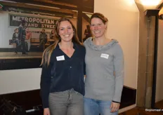 Kim Huppertz (GreenSprout) en Herma Winnemuller van Landgoed Bleijendijk. Beide zijn betrokken in de organisatie van de BioBorrel (Herma sinds kort).