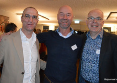 Paul van Schijndel (Rhumveld Winter & Konijn) met Marco Molier (BioCore) en Oeble Kempenaar (High Quality Organics).