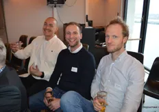 Dusty Palijama van Panimura met Hans van Essen en Koen Swart, die allebei werkzaam zijn bij DO IT Organic.