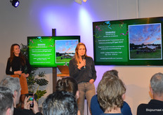 Kim Huppertz vroeg nog aandacht voor het Vriendendiner ter ere van het 7,5-jarig bestaan van de BioBorrel.