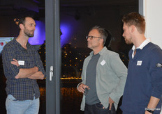 Michiel Beekwilder van Origin & Amsterdam, Sjoerd Melsert van Organic Development Finance en Connor Barette (ook ODF).