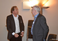Herco Schoemaker (IDorganics) met Oeble Kempenaar (High Quality Organics).