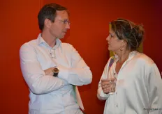 Yves Selling (Albert Heijn) en Nathalie van Iterson (Blijplantje).