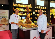 Carl Siegert en Ruud Nederend van bakkerij Carl Siegert.