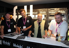 Rob van der Meijden, Bart van der Meijden, Tom Hennen en Ken Smit van Fritz Kola.